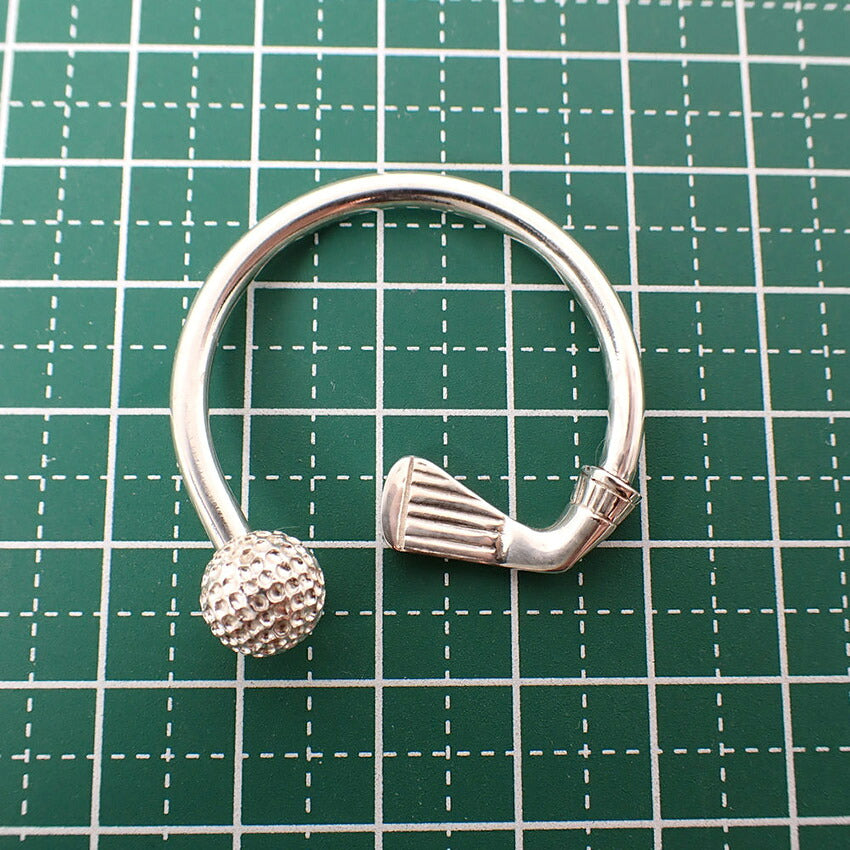 【中古】TIFFANY/ティファニー 925 ゴルフ キーリング/j311-6