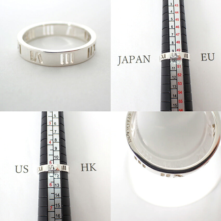 【中古】TIFFANY/ティファニー 925 オープンアトラス リング/10号/j314-1