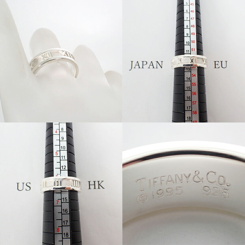 【中古】TIFFANY/ティファニー 925 アトラス リング/12.5号/j314-4
