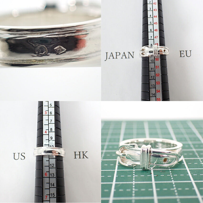 【中古】HERMES/エルメス/SV925/サンチュール/リング /9号/j320-5