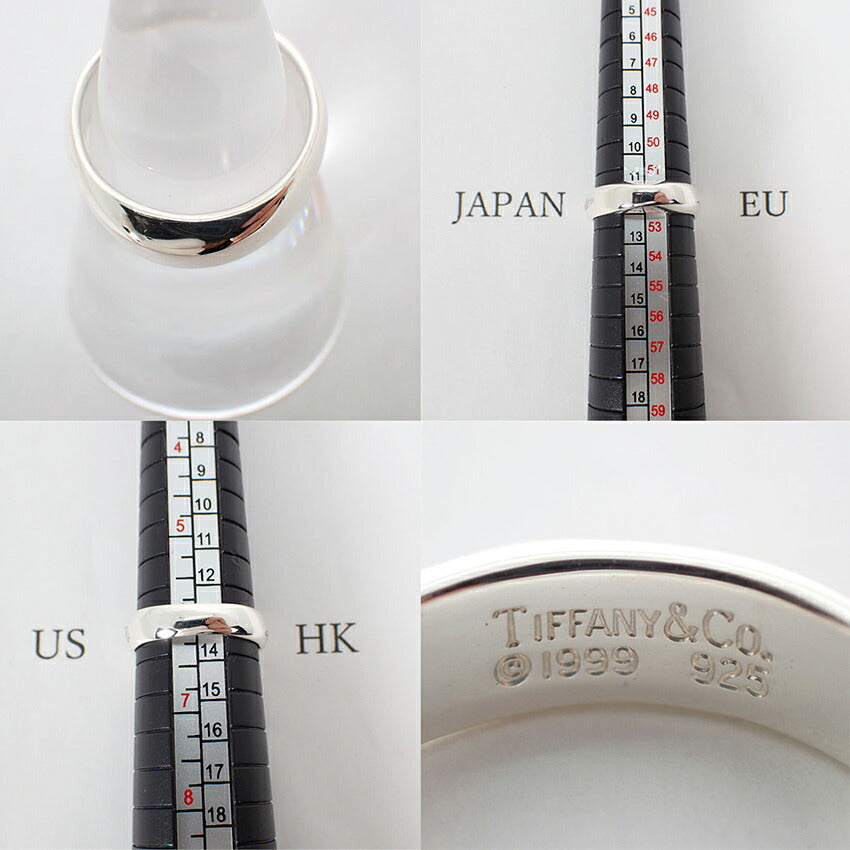【中古】TIFFANY/ティファニー 925 ナイフエッジ リング /12号/j321-5