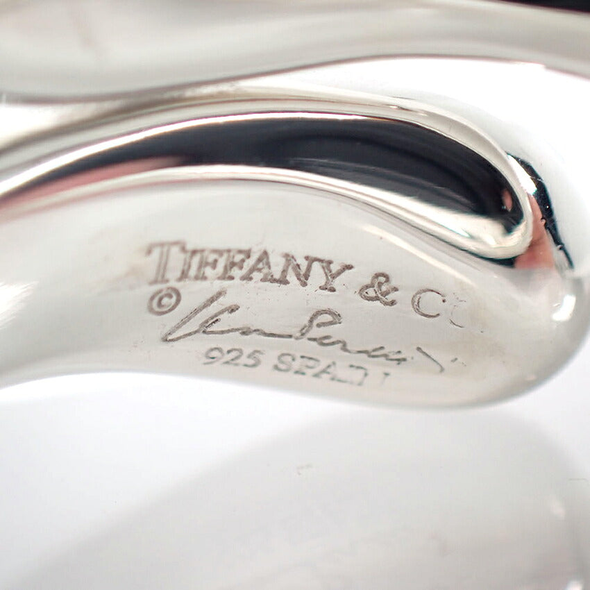 【中古】TIFFANY/ティファニー 925 エロンゲイテッド・ティアドロップ リング /13号/j324-4