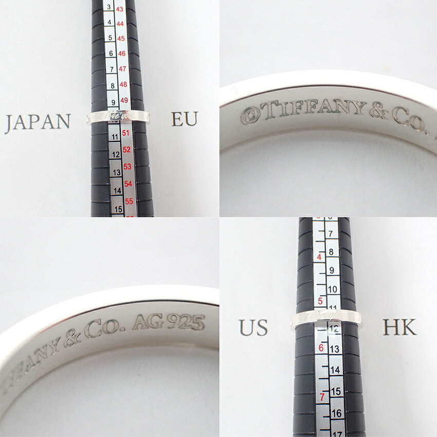 【中古】TIFFANY/ティファニー 925 ノーツ ナロー I love you リング /10号/j326-2