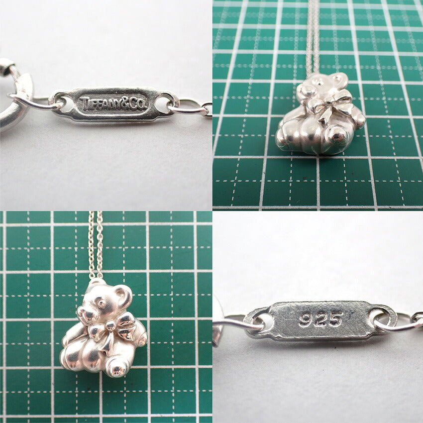 【中古】TIFFANY/ティファニー 925 ベア ペンダント/ネックレス/j327-6