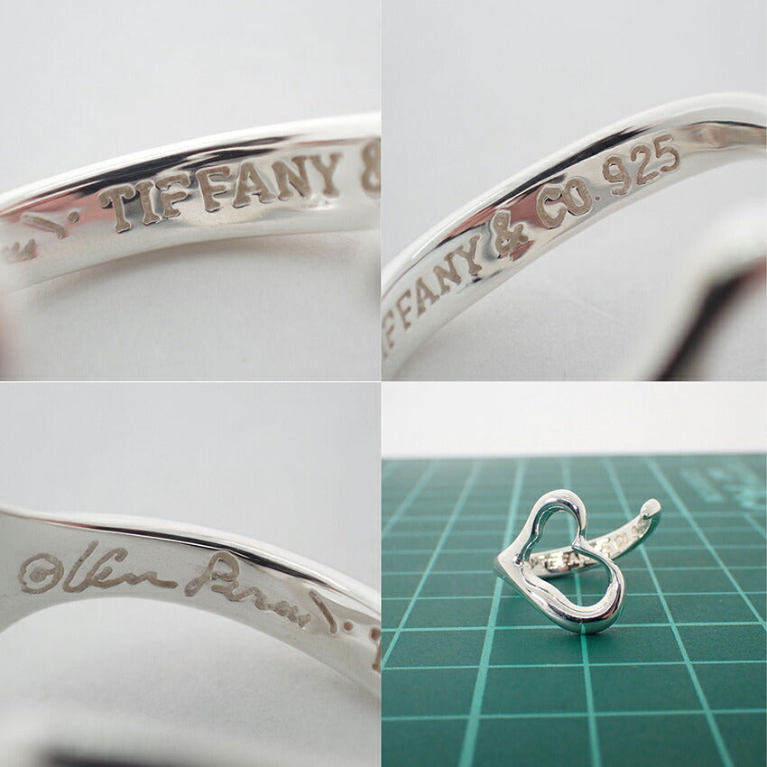 【中古】TIFFANY/ティファニー 925 オープンハート リング /12.5号/j328-7