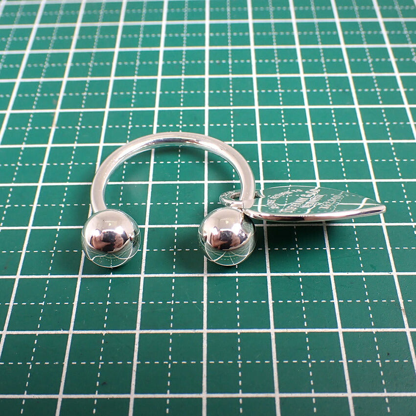 【中古】TIFFANY/ティファニー 925 リターントゥ ハートタグ付き キーリング/j334-5
