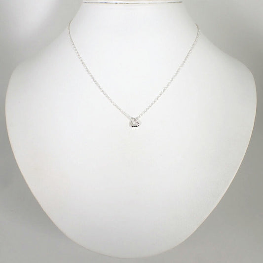 【中古】TIFFANY/ティファニー/Ag925/オープンハートミニ/ペンダント/ネックレス/j40-8