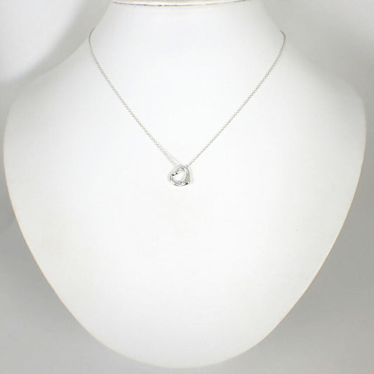 【中古】TIFFANY/ティファニーAg925/オープンハート/ペンダント/ネックレス/j42-5