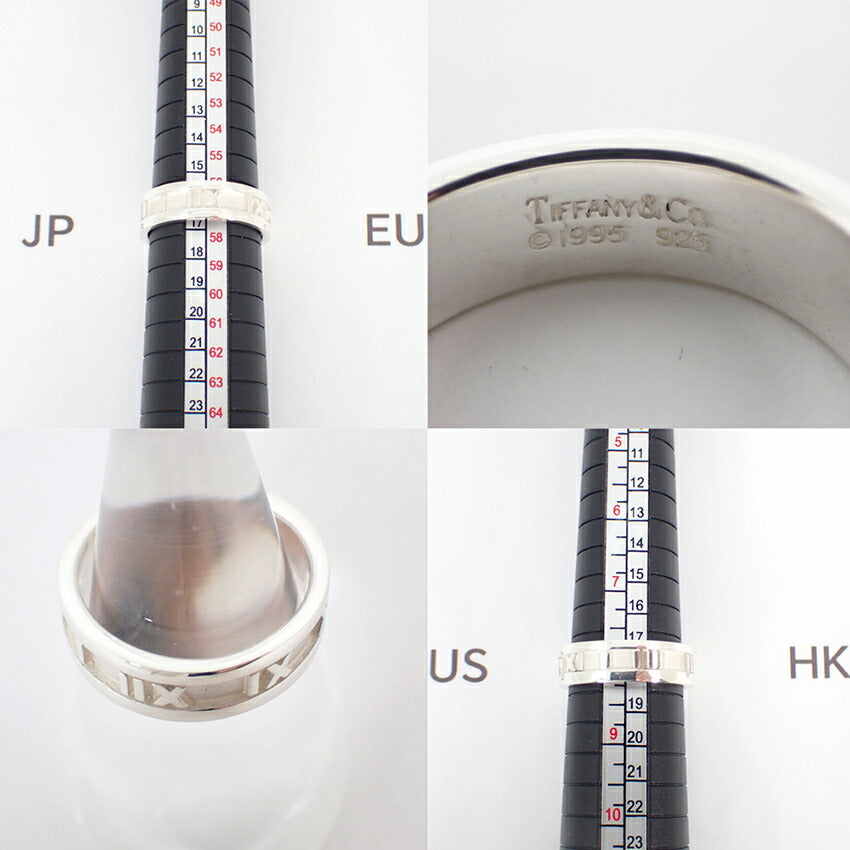 【中古】TIFFANY/ティファニー 925 アトラス リング /16.5号/j43-8