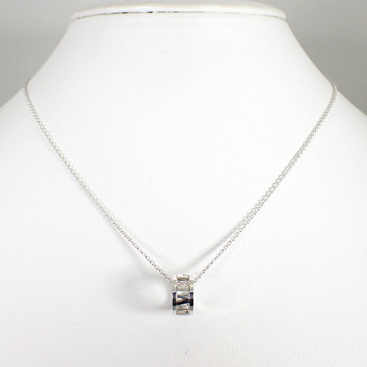 【中古】TIFFANY/ティファニー 925 オープンアトラス ペンダント/ネックレス/j61-10