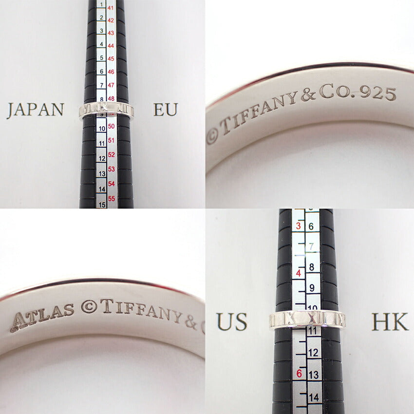 【中古】TIFFANY/ティファニー 925 アトラス リング/9号/j81-1