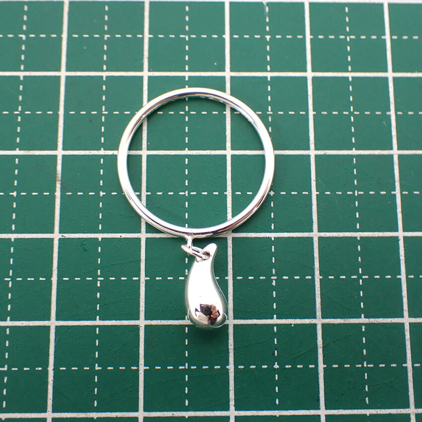 【中古】TIFFANY/ティファニー 925 ティアドロップ リング /10号/j82-29
