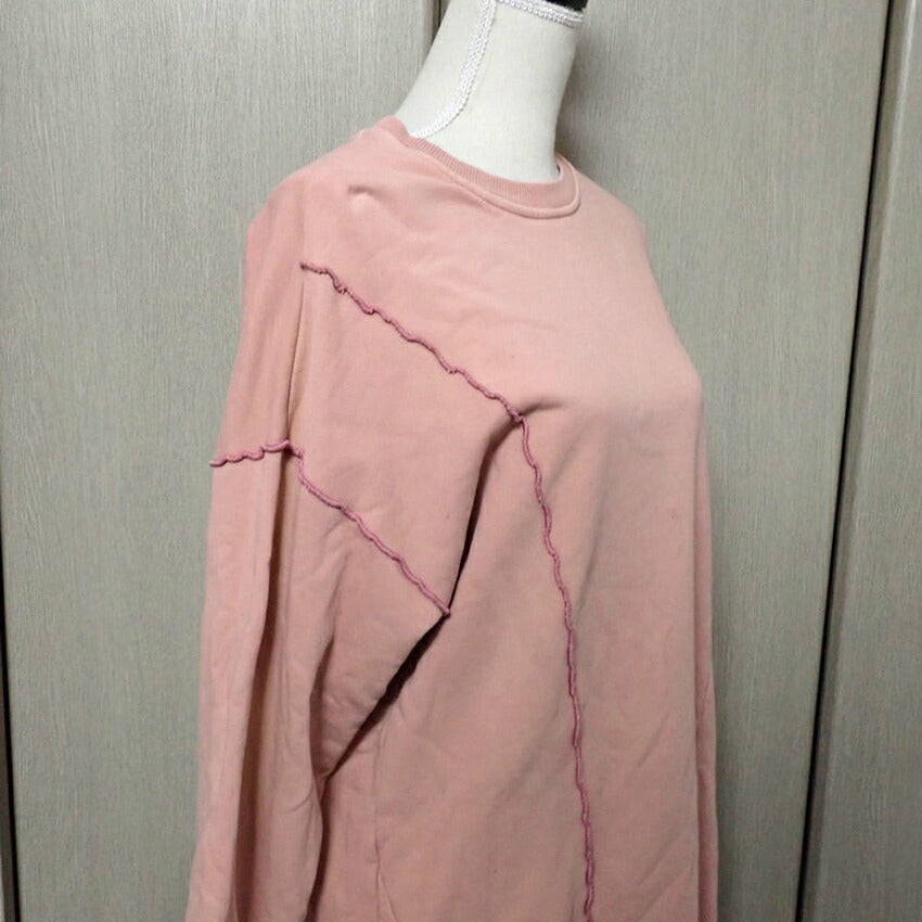 【中古】DIESEL/ディーゼル コットン ミニ丈 スウェットワンピース[b28-28］