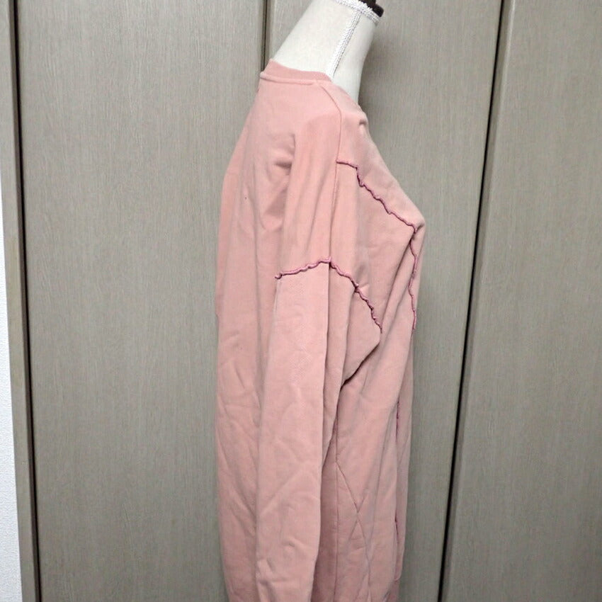 【中古】DIESEL/ディーゼル コットン ミニ丈 スウェットワンピース[b28-28］