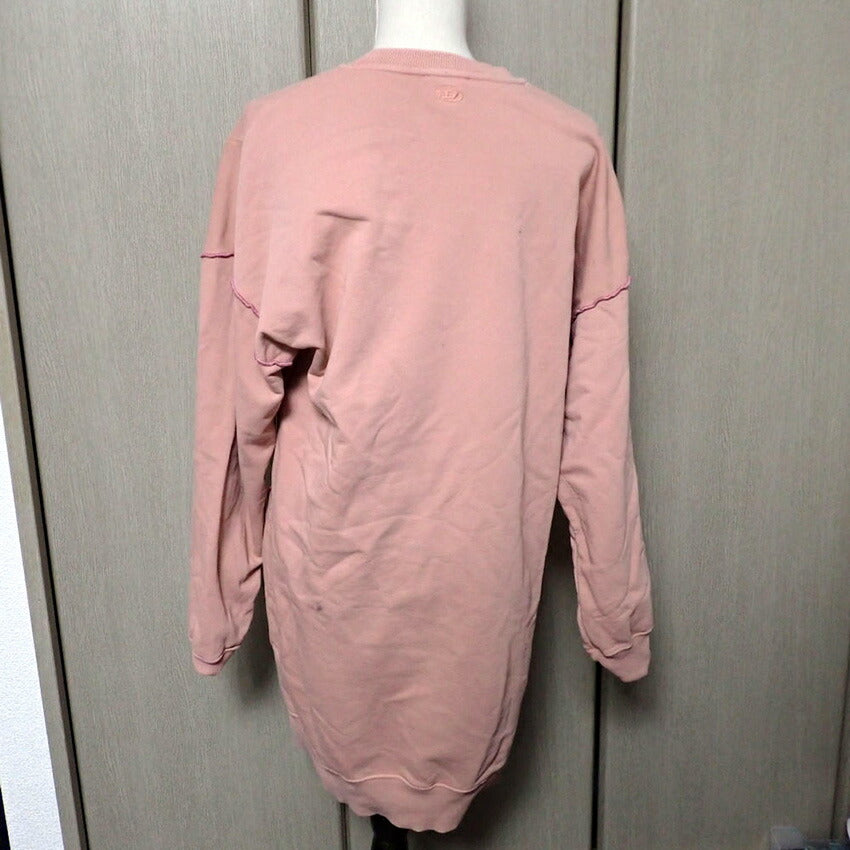 【中古】DIESEL/ディーゼル コットン ミニ丈 スウェットワンピース[b28-28］