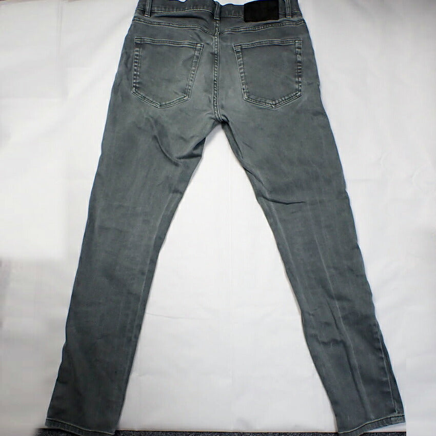 【中古】ZARA ボタンフライ デニム スキニーパンツ[b33-56］