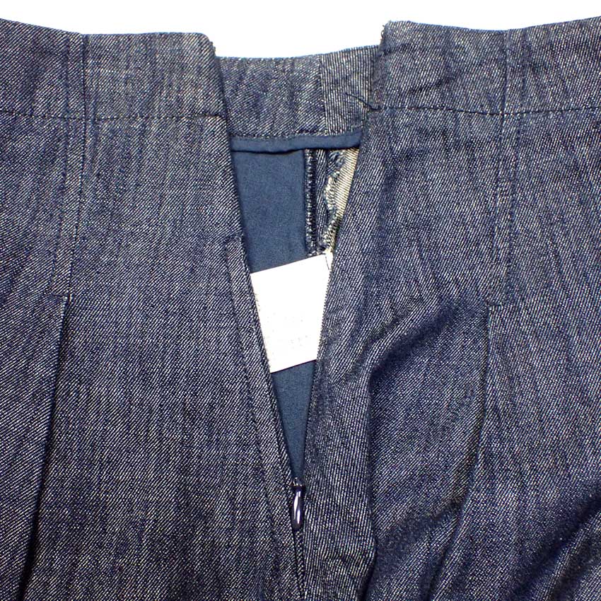 【中古】EMPORIO ARMANI/エンポリオアルマーニ デニム フレア スカート[b36-30］