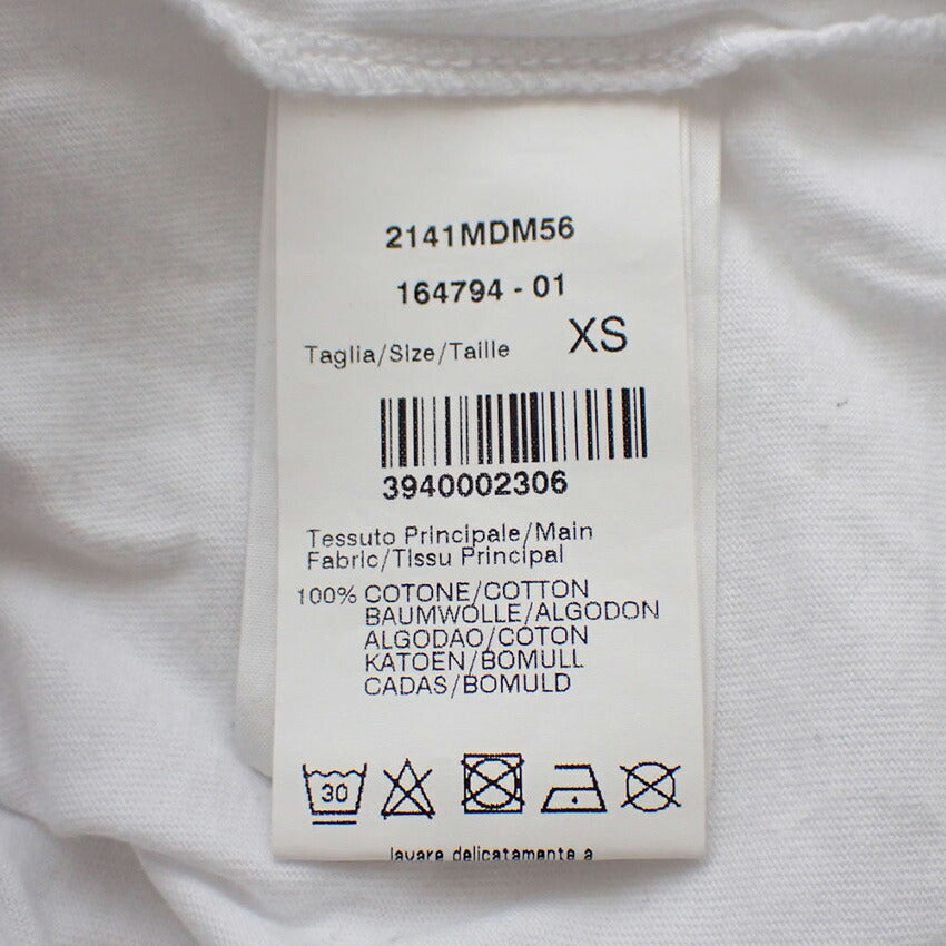【中古】MSGM/エムエスジーエム フリル カットソー[b37-31］