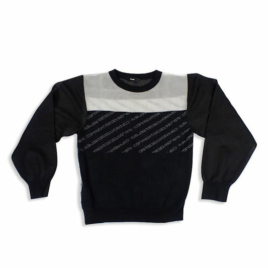 【中古】DIESEL/ディーゼル バイカラー メッシュ カットソー[b4-3］