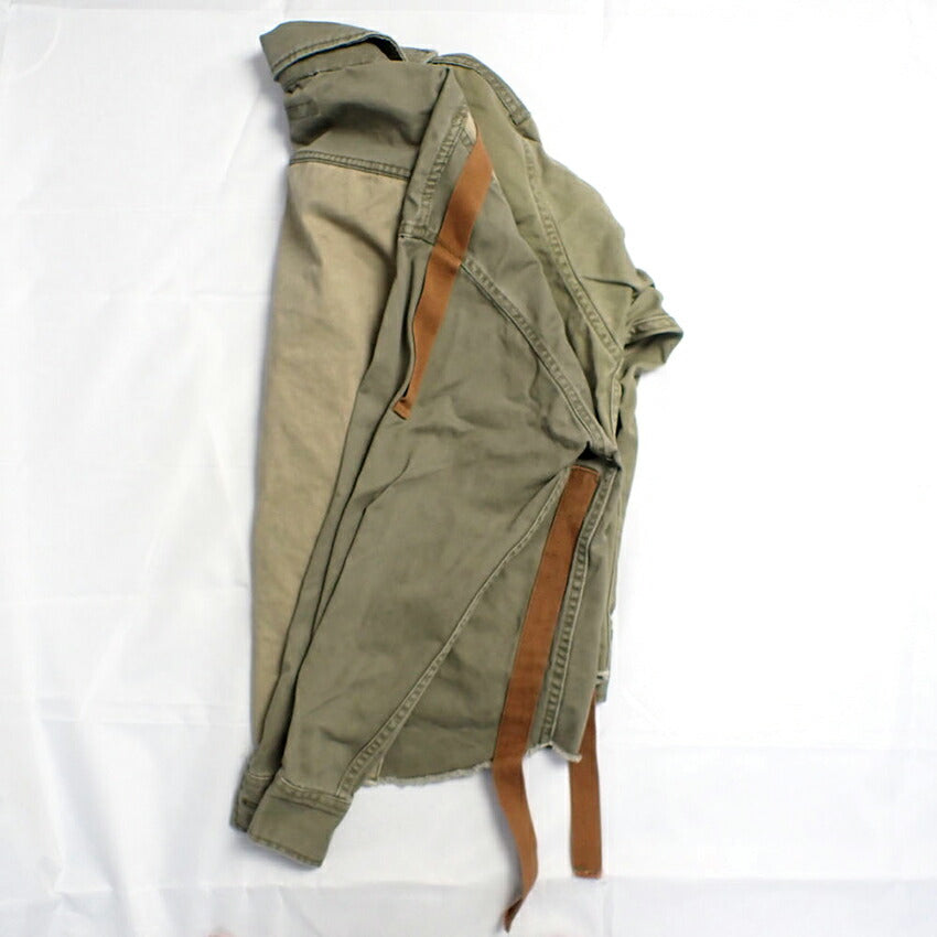 【中古】moussy/マウジー コントラスト ミリタリージャケット/シャツ[b42-21］