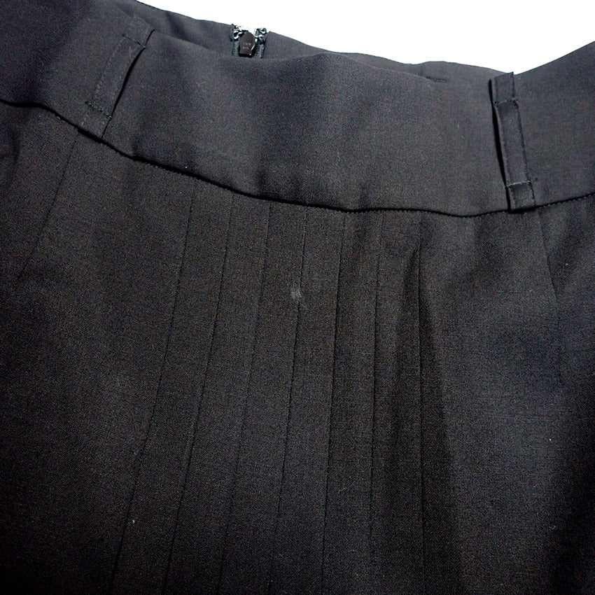 【中古】Aquascutum プリーツ スカート[b43-34］