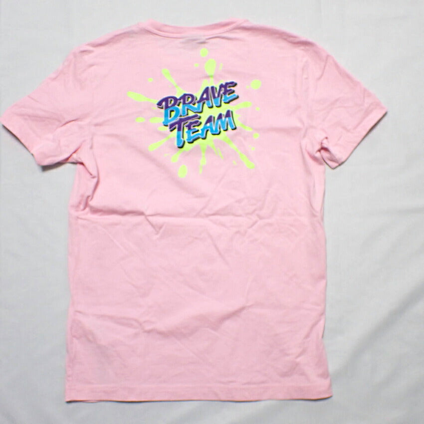 【中古】DIESEL/ディーゼル プリント クールネック コットン 半袖カットソー/b48-33