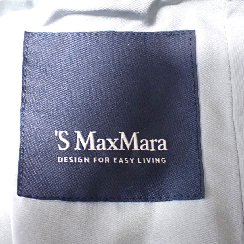 【中古】S Max Mara コート レディース ポリエステル/b48-35