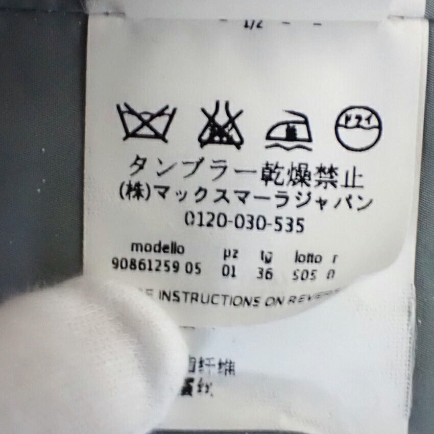 【中古】S Max Mara コート レディース ポリエステル/b48-35