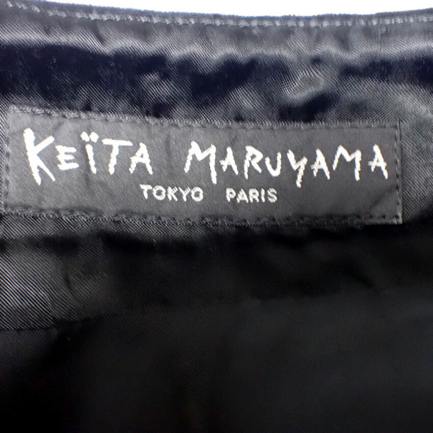 【中古】KEITA MARUYAMA 刺繍フリルスカート/b48-38
