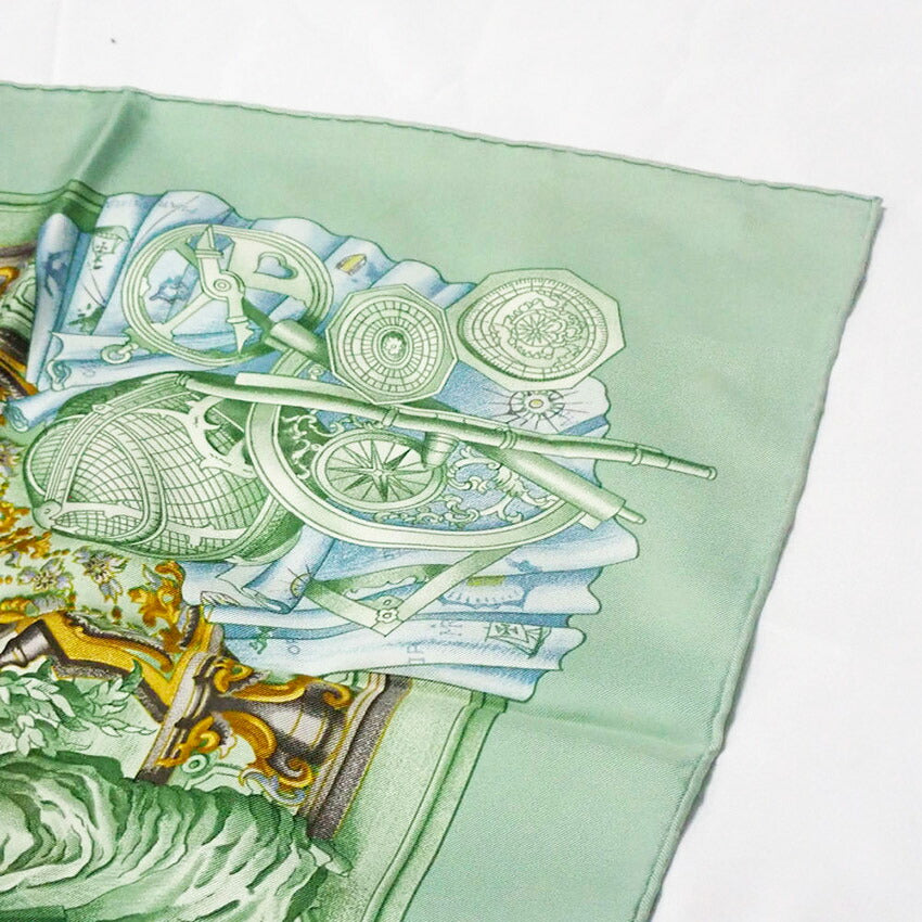 【中古】HERMES/エルメス/スカーフカレ 90/大航海時代に思いを馳せて/b54-1