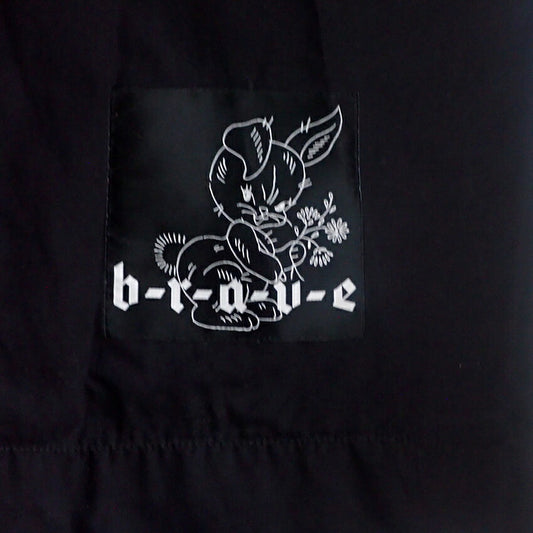【中古】DIESEL/ディーゼル/背面ウサギプリント/メンズ/半袖シャツ/XS/b54-5