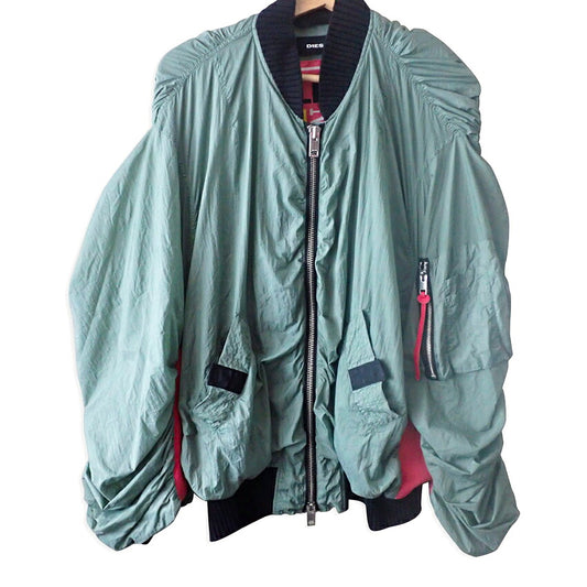 【中古】DIESEL/ディーゼル/ボンバージャケット/ジップ/ブルゾン/S//b54-6