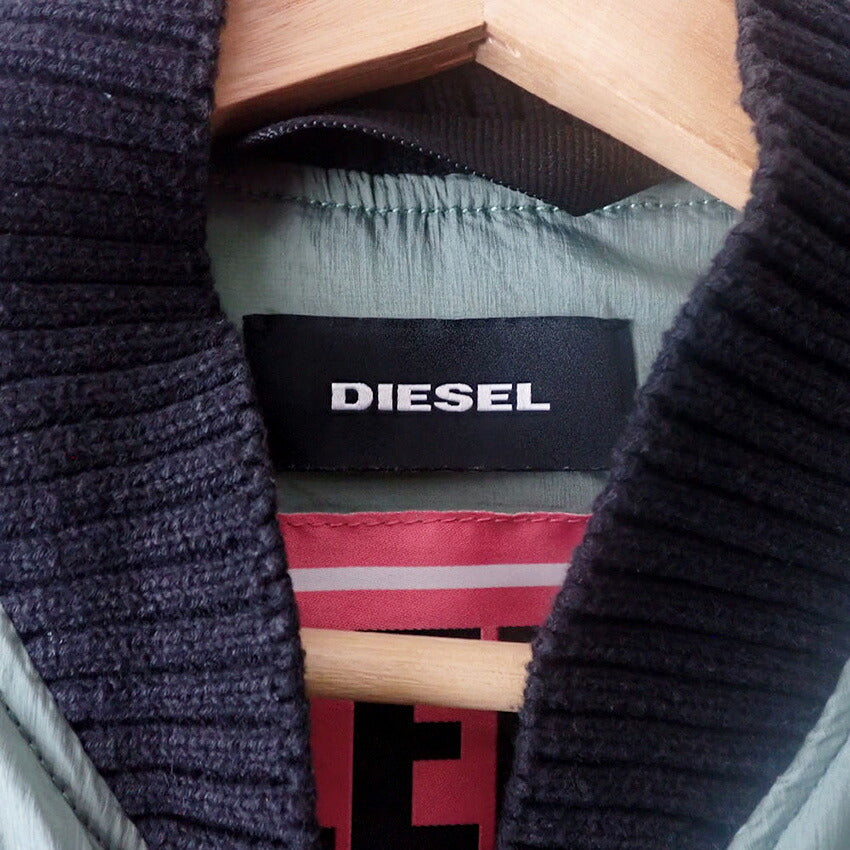 【中古】DIESEL/ディーゼル/ボンバージャケット/ジップ/ブルゾン/S//b54-6