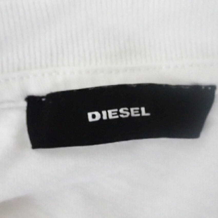【中古】DIESEL/ディーゼル/ホワイト/ノースリーブ/カットソー/XS/b54-7