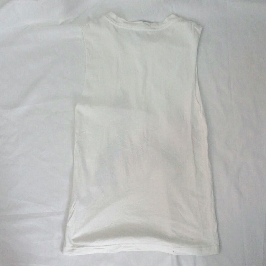 【中古】DIESEL/ディーゼル/ホワイト/ノースリーブ/カットソー/XS/b54-7
