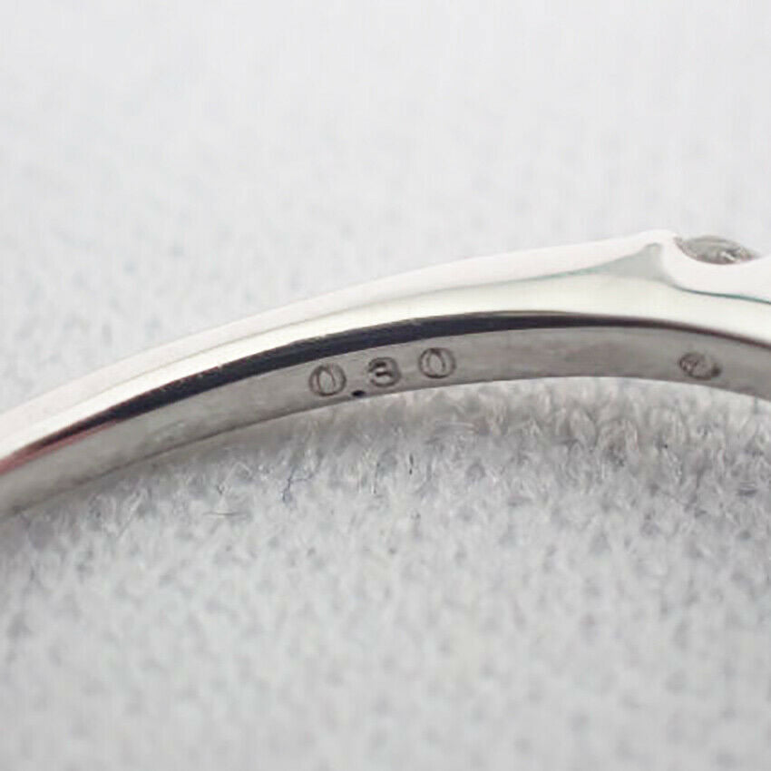 【新品】Pt900 ダイヤモンド ハーフエタニティ カーブ リング 11号[f2-4］