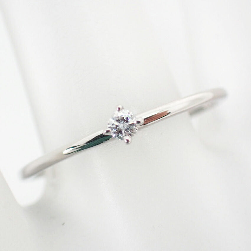 【新品】Pt900 ダイヤモンド 0.05 リング /12号/f3-10