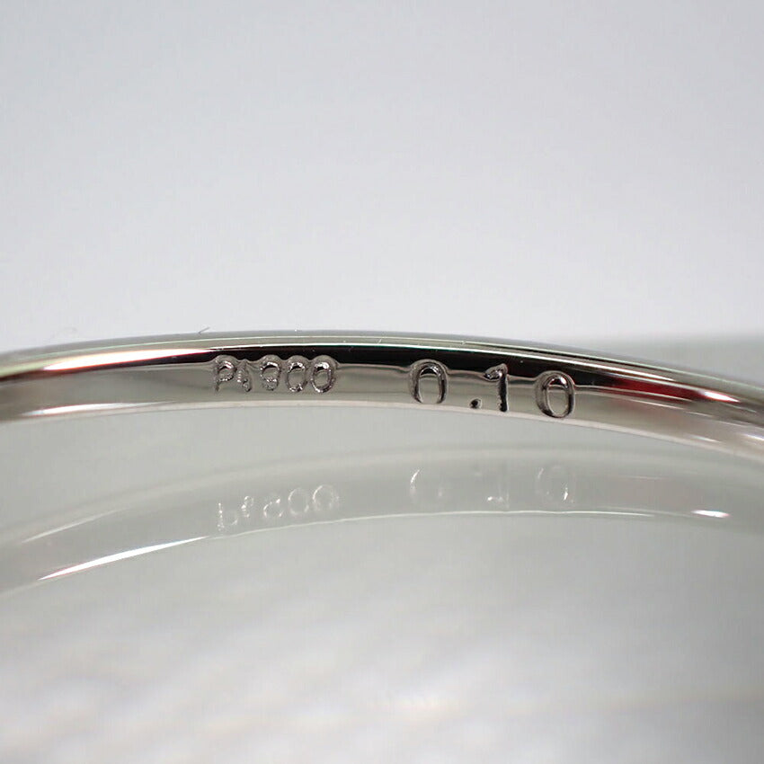 【新品】Pt900 ダイヤモンド 四点留め リング 12号[f3-1］