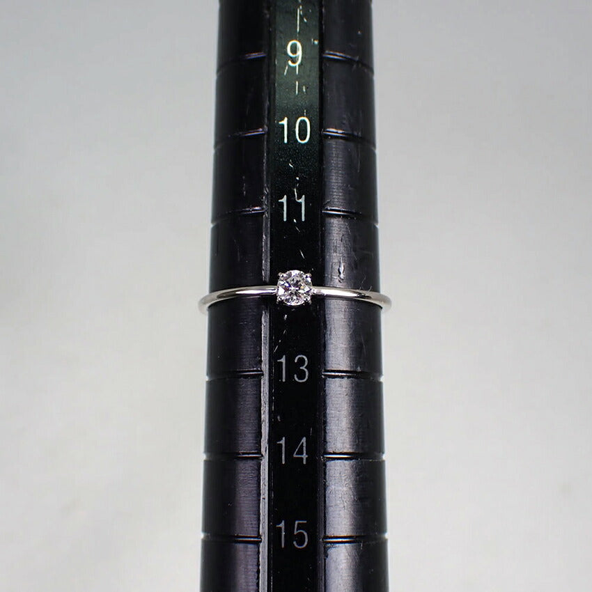 【新品】Pt900 ダイヤモンド 四点留め リング 12号[f3-1］