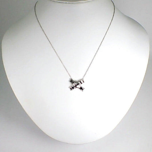 【中古】TIFFANY/ティファニー 925 ヴィンテージボウ ネックレス/g468-36