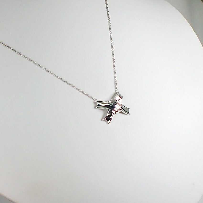 【中古】TIFFANY/ティファニー 925 ヴィンテージボウ ネックレス/g468-36