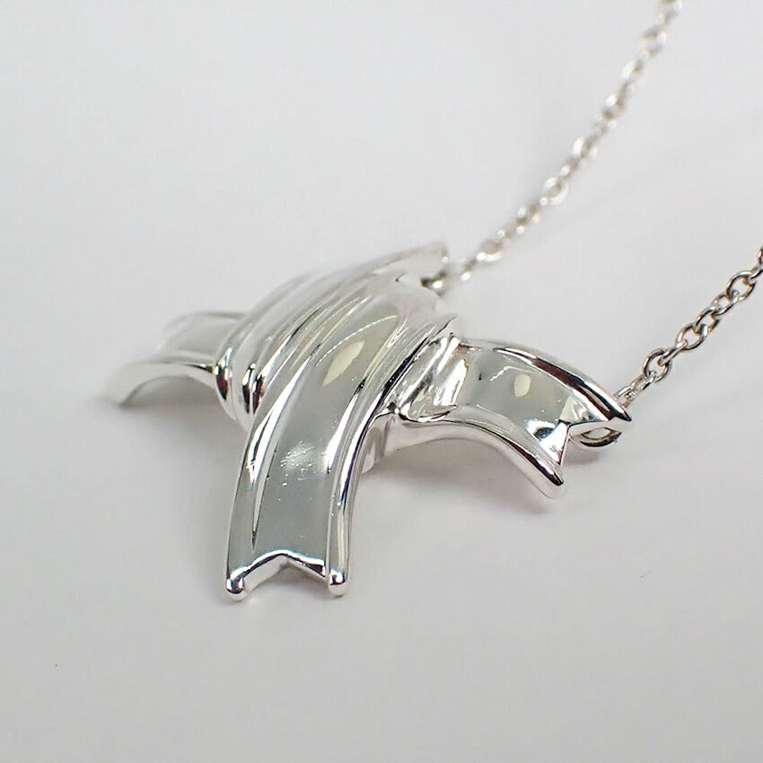 【中古】TIFFANY/ティファニー 925 ヴィンテージボウ ネックレス/g468-36