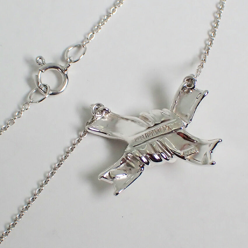 【中古】TIFFANY/ティファニー 925 ヴィンテージボウ ネックレス/g468-36