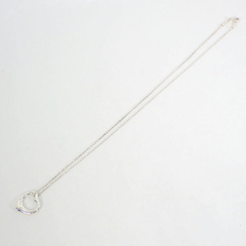 【中古】TIFFANY/ティファニー 925 オープンハート ペンダント/ネックレス/g474-84