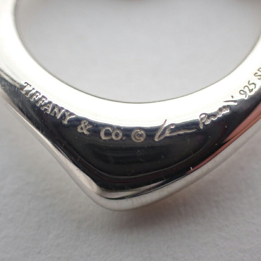 【中古】TIFFANY/ティファニー 925 オープンハート ペンダント/ネックレス/g474-84