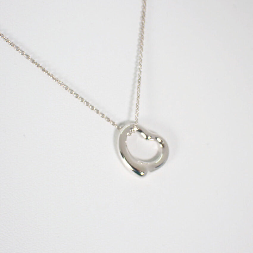 【中古】TIFFANY/ティファニー 925 オープンハート ペンダント/ネックレス/g474-88