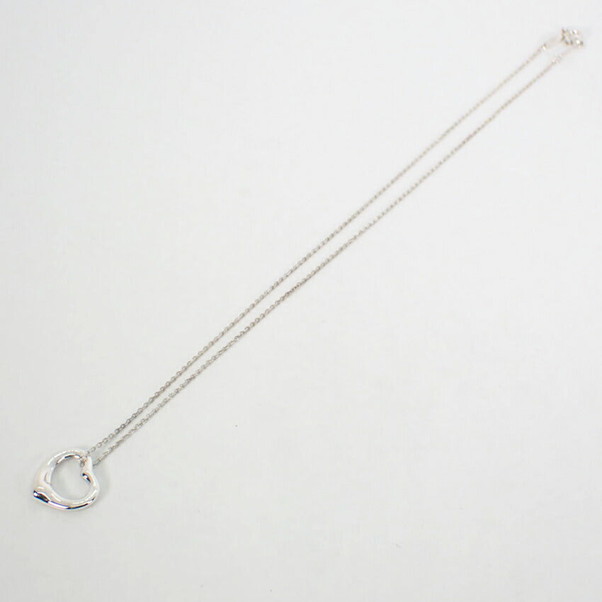 【中古】TIFFANY/ティファニー 925 オープンハート ペンダント/ネックレス/g474-88