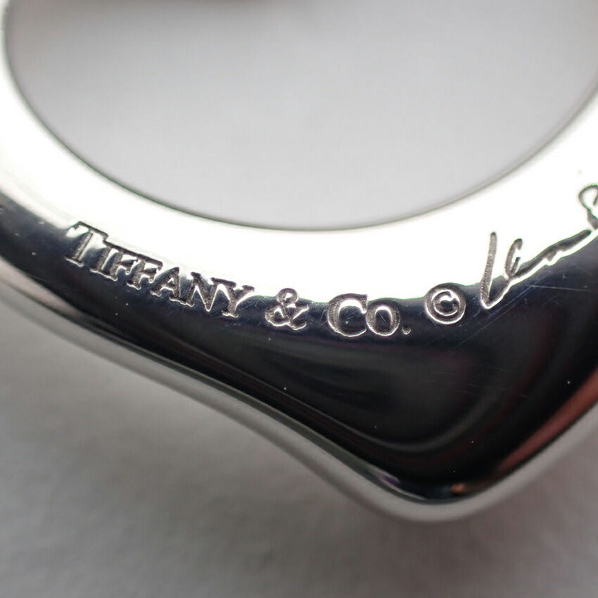 【中古】TIFFANY/ティファニー 925 オープンハート ペンダント/ネックレス/g474-88