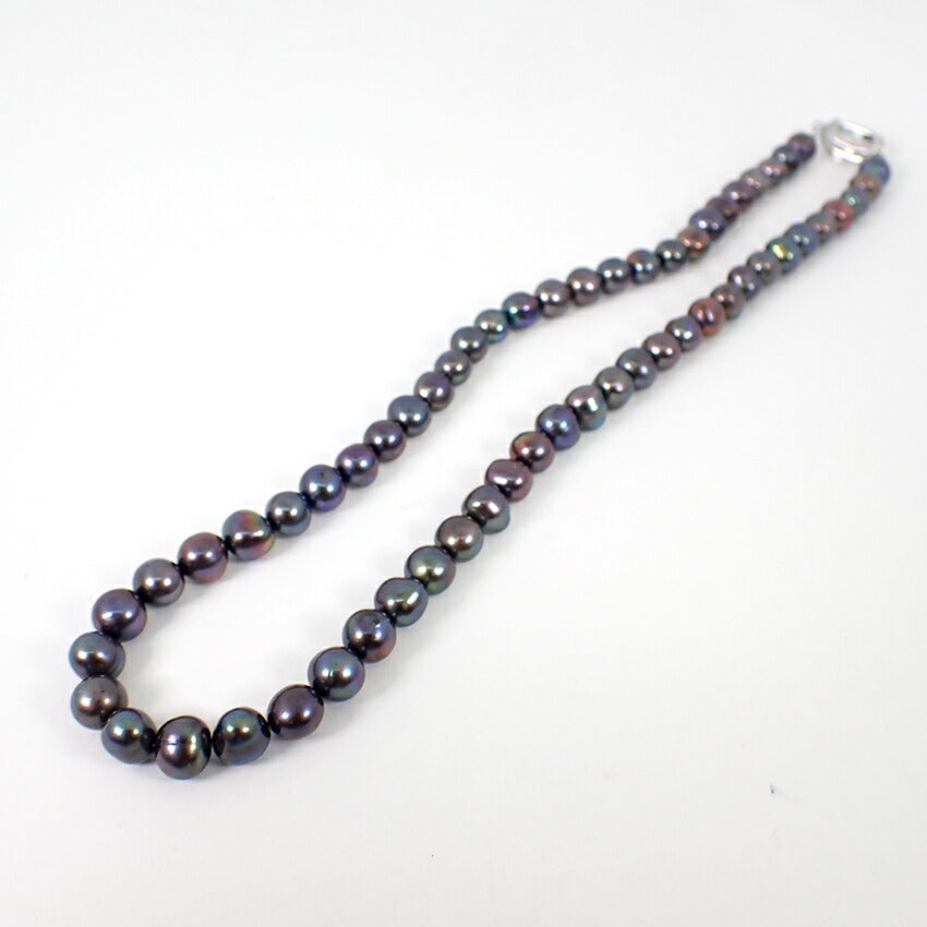 【中古】淡水真珠 ネックレス 珠直径約6.7cm/g498-13
