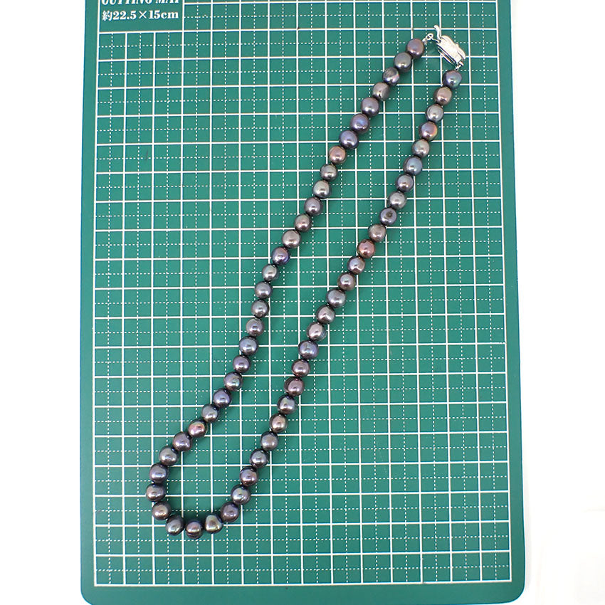 【中古】淡水真珠 ネックレス 珠直径約6.7cm/g498-13